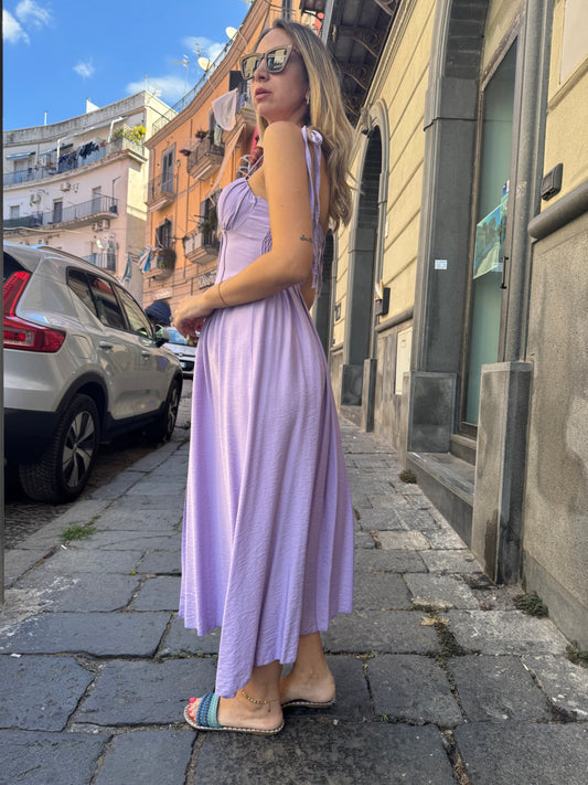 VESTITO ANNACHIARA LILLA