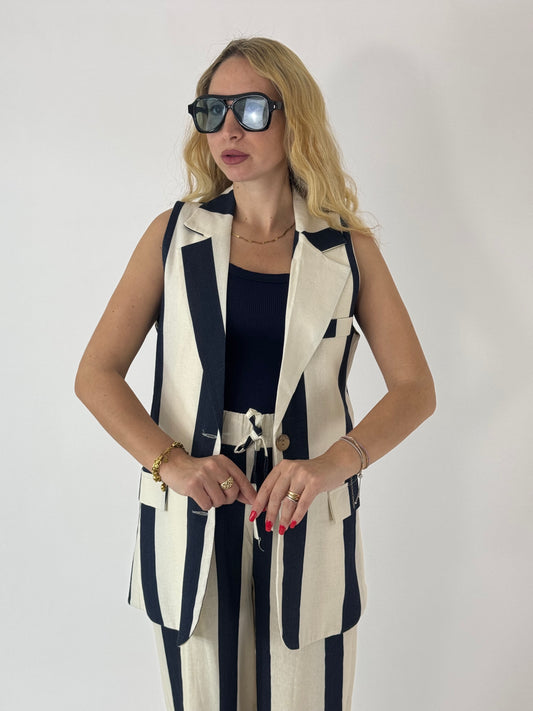 COORDINATO RIGHE BLU**PREORDINE**