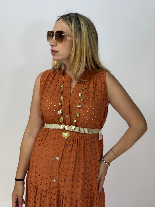 VESTITO AMBRA COCCIO