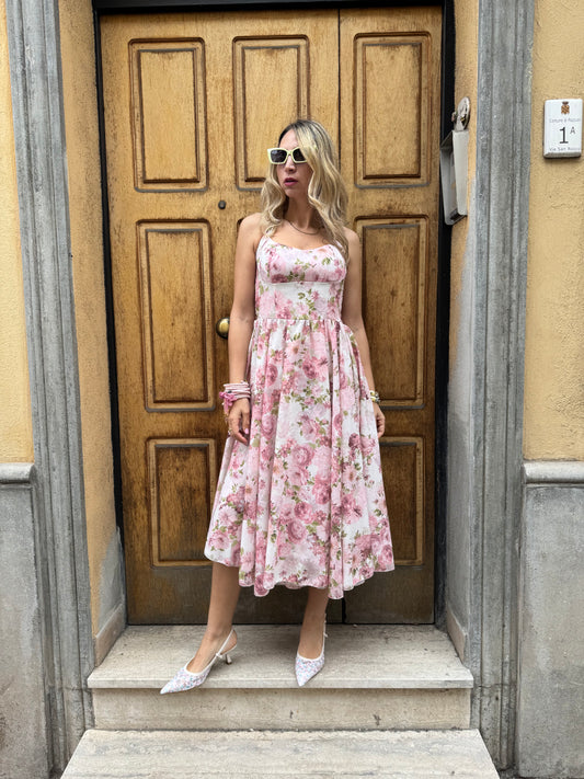 VESTITO DOLCEVITA ROSA