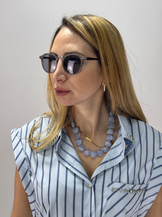 COLLANA MELISENDE AZZURRA