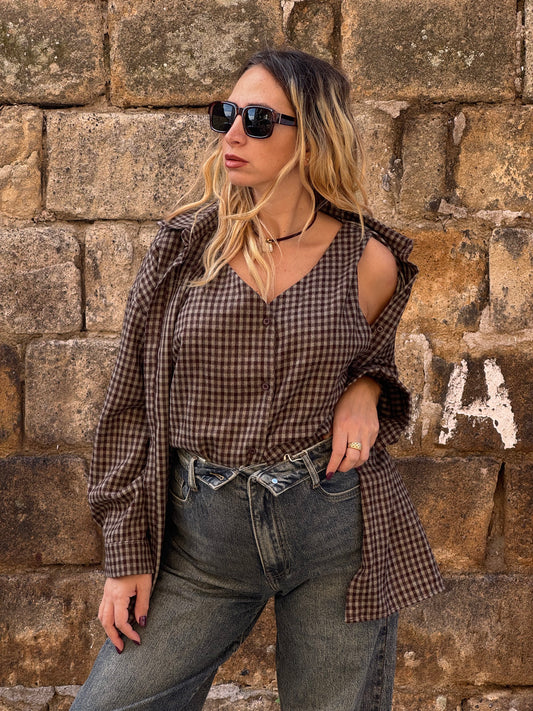 GILET + CAMICIONE CHOCO