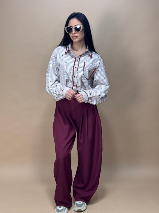 PANTALONE IBIZA PRUGNA