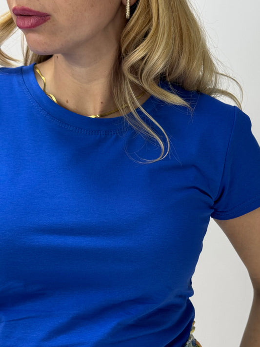 T-SHIRT BASIC BLU