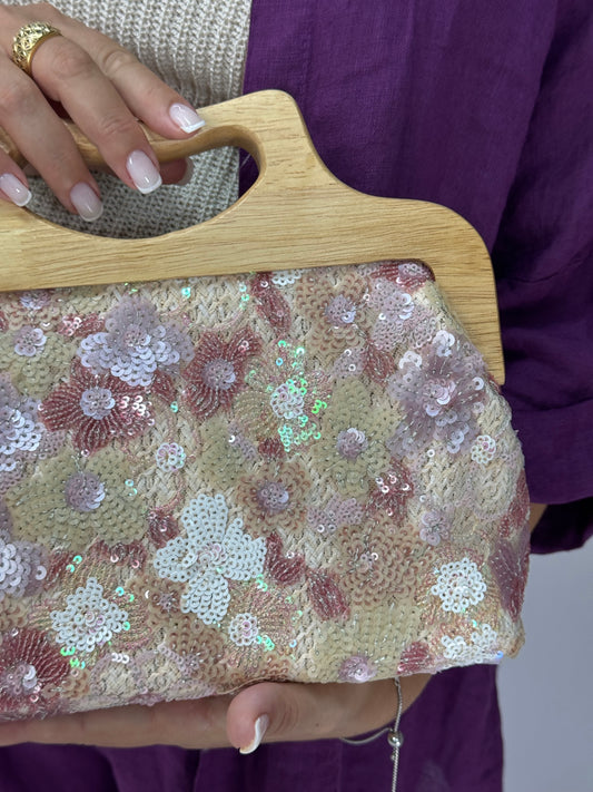 POCHETTE CLUTCH PAILLETTES