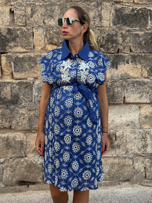VESTITO ALICANTO BLU