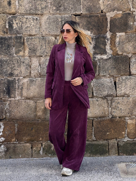TAILLEUR VELLUTO PRUGNA