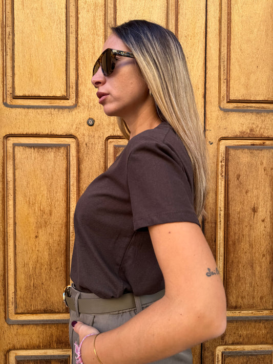 T-SHIRT BASIC CHOCO