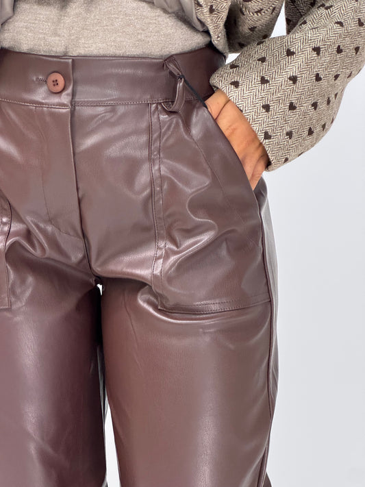 PANTALONE OSLO MARRONE