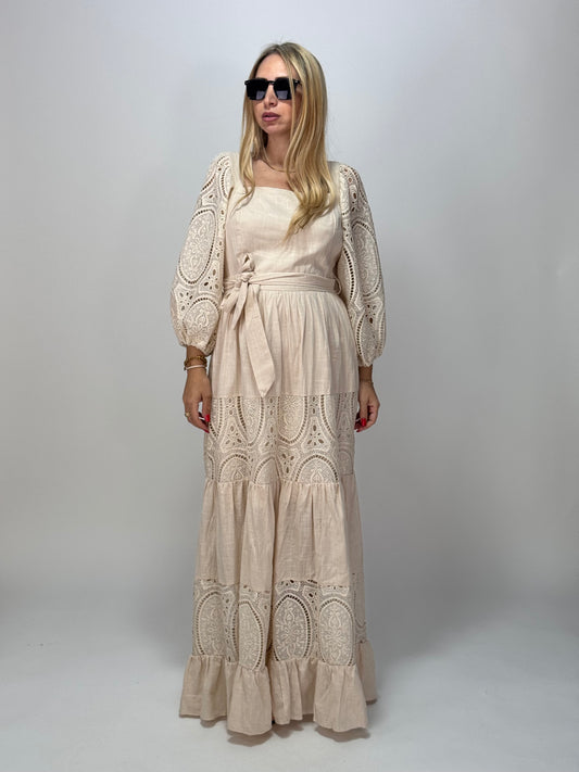 VESTITO DARLENE BEIGE
