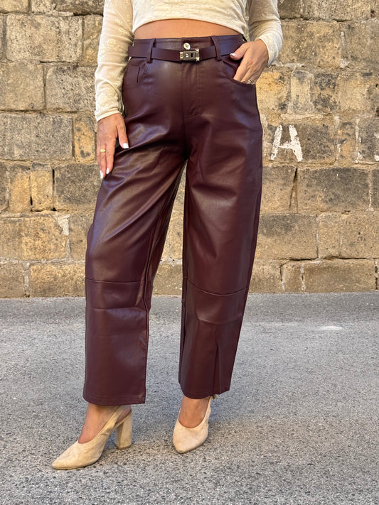PANTALONE MOLLY BORDEAUX