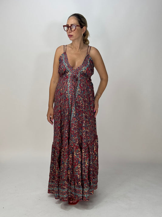 VESTITO JAIPUR ROSSO