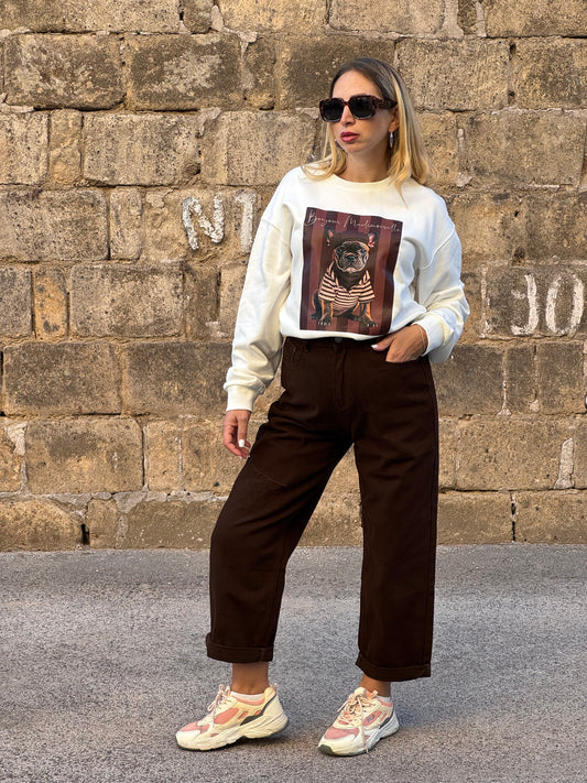 JEANS ARIELLE CHOCO