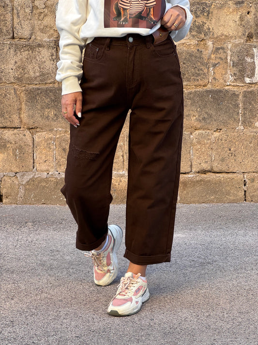 JEANS ARIELLE CHOCO