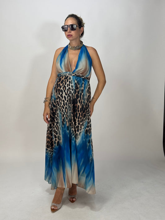 VESTITO MERIDA ANIMALIER