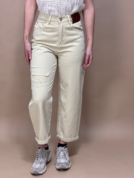 JEANS ARIELLE GIALLO