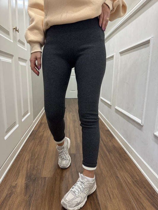 LEGGINGS FRANCOISE GRIGIO SCURO