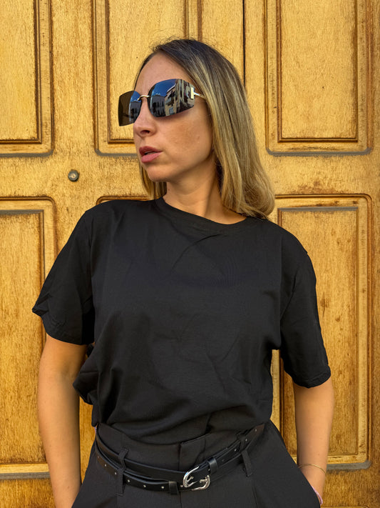 T-SHIRT BASIC NERO