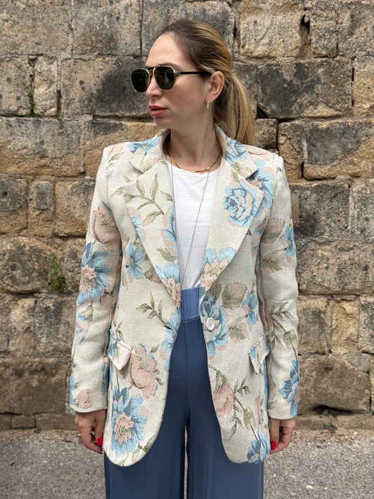 BLAZER MAGGIE AZZURRO