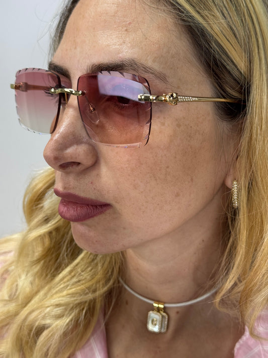 OCCHIALI LENTE ROSA