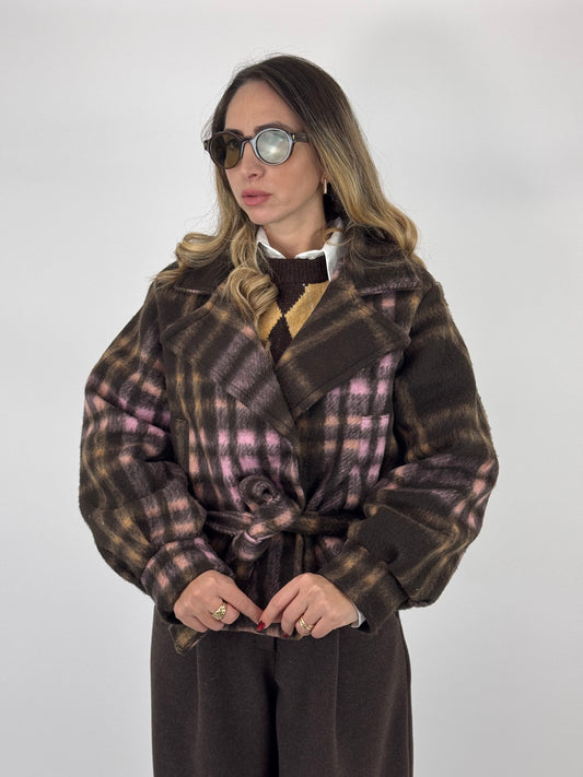 BOMBER SALLY TESSUTO CALDO ROSA