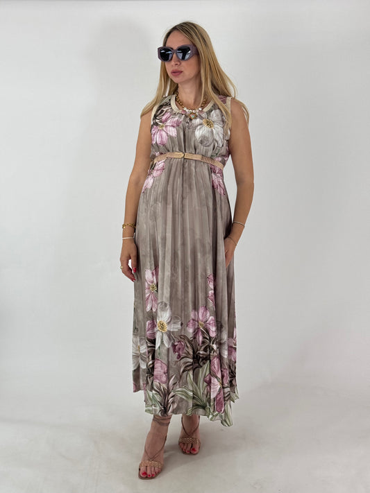 VESTITO FLOREAL ROSA