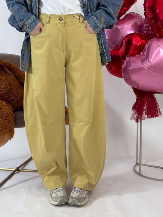 PANTALONE KATE SENAPE