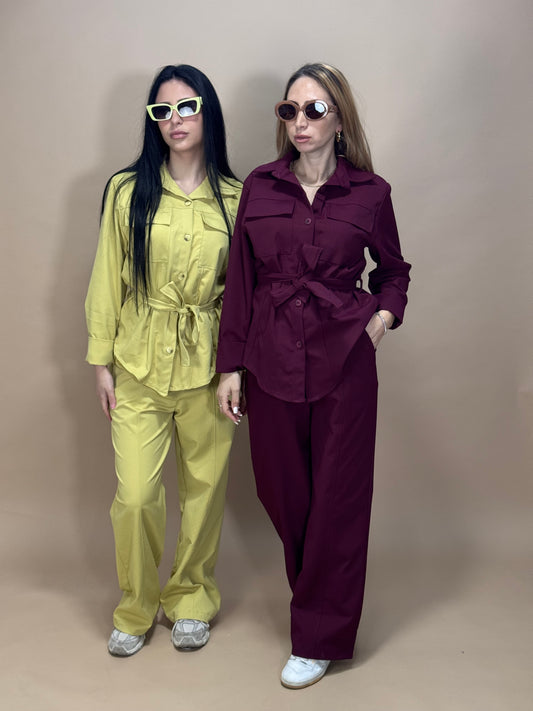 COORDINATO MIRANDA VERDE LIME