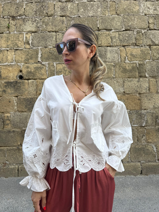 CAMICIA CUORI DI PIZZO