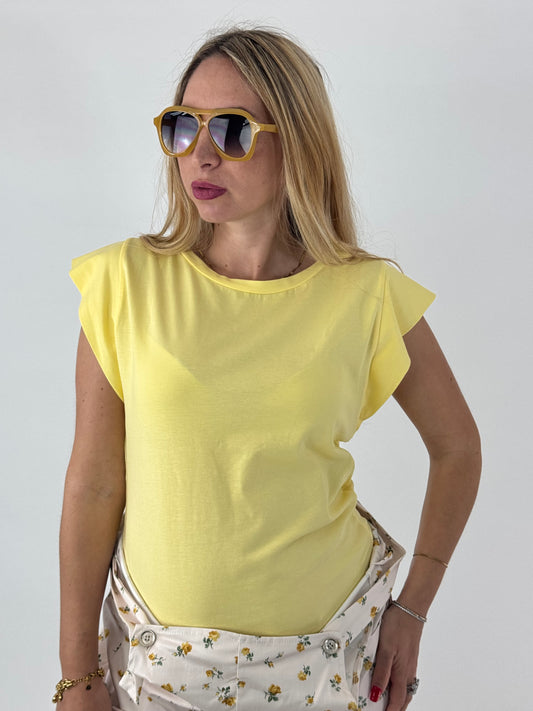 T-SHIRT ANGEL GIALLA