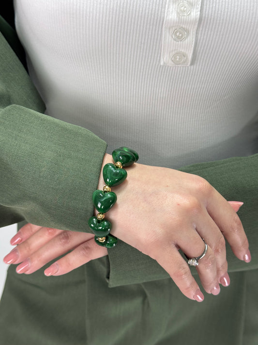 BRACCIALE DORI VERDE