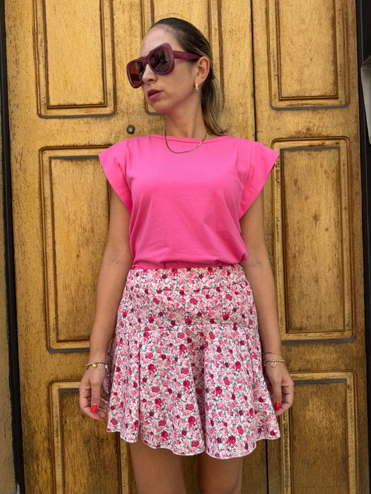 PANTAGONNA FIORI ROSA