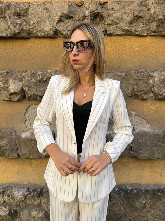 TAILLEUR BIANCO GESSATO