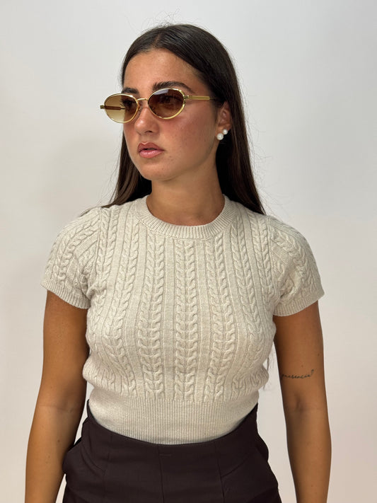 MAGLIONCINO INTRECCIATO ZAIRA