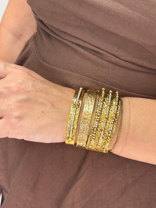 TRIS DI BRACCIALI GOLD