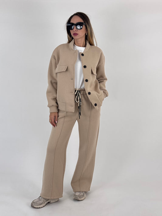 COORDINATO NIKY FELPATO BURRO