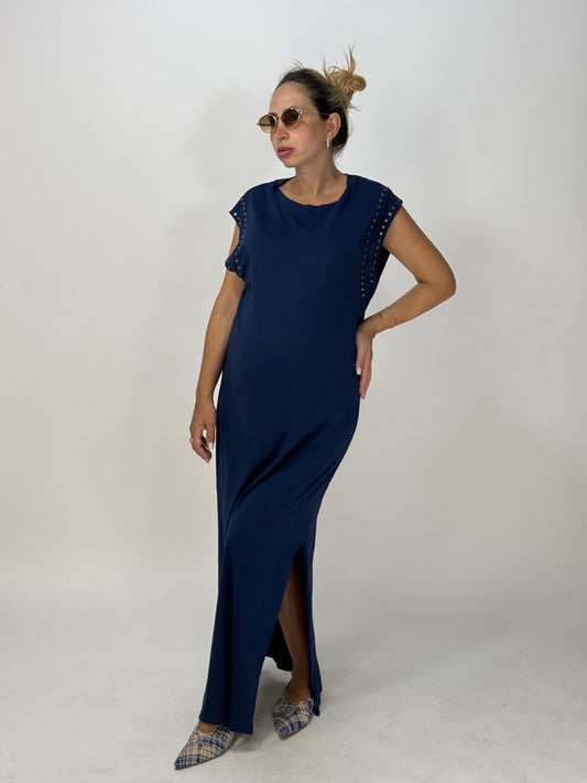 VESTITO BORCHIE 2.0 BLU