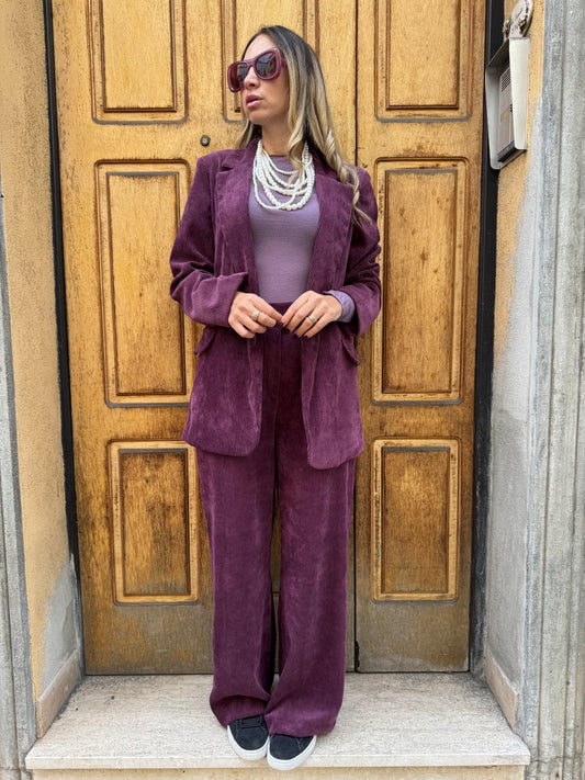 TAILLEUR VELLUTO PRUGNA