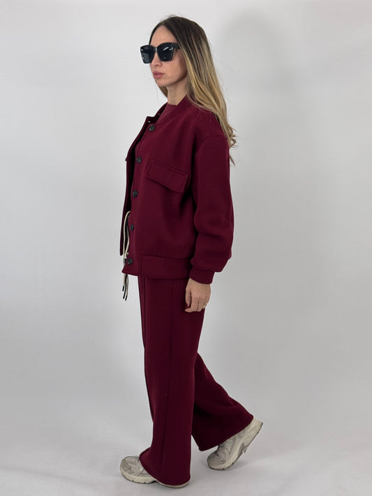 COORDINATO NIKY FELPATO BUORDEAUX