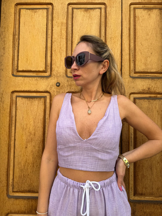 OCCHIALI VIOLA SATINATI