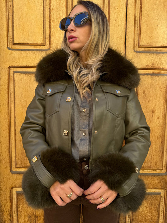 GIUBBINO HARPER VERDE OLIVA