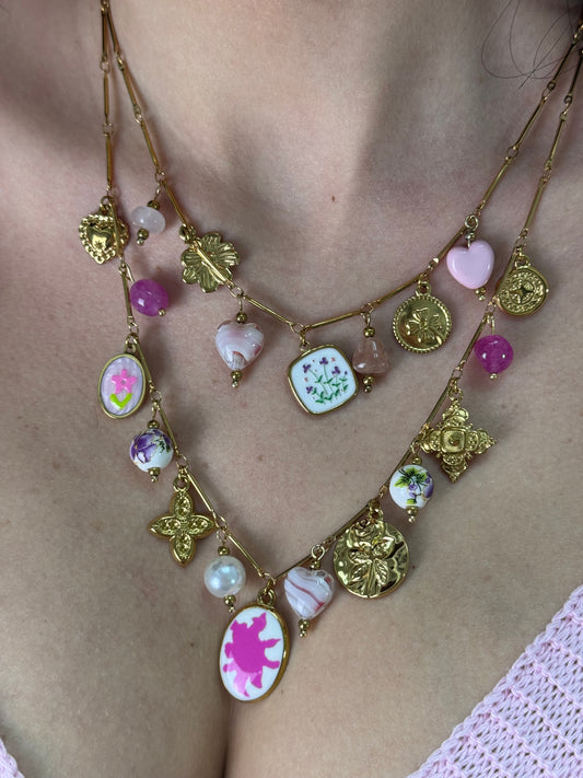 COLLANA LUNARIA PENDENTI