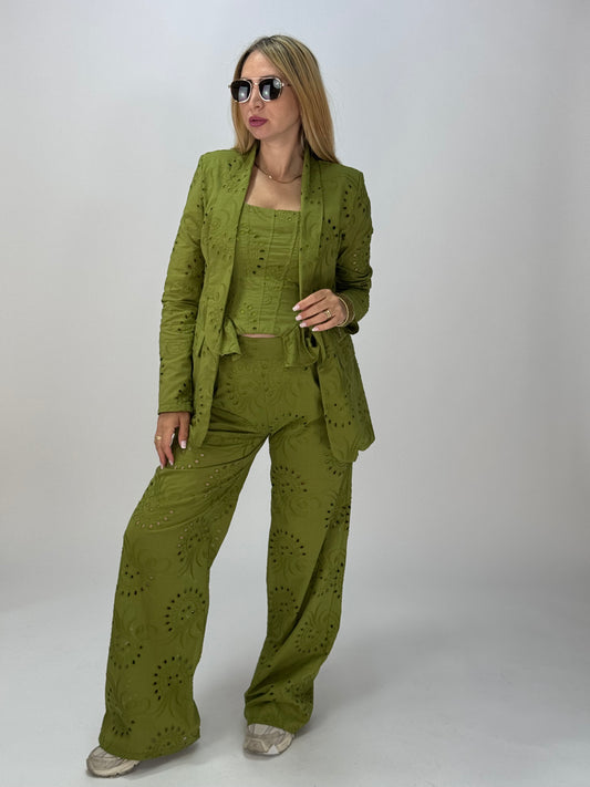 TAILLEUR PIZZO SANGALLO VERDE