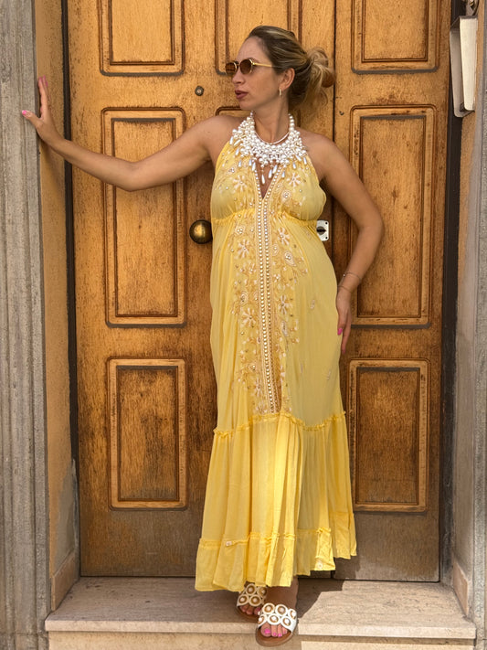 VESTITO MARRAKECH GIALLO