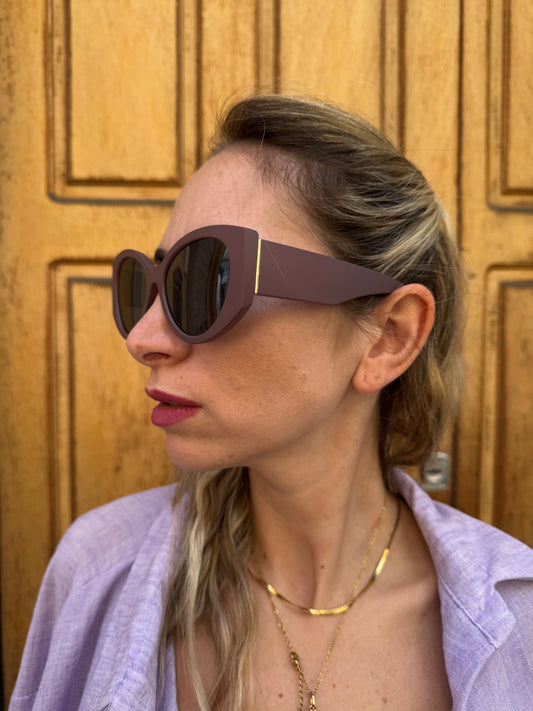 OCCHIALI VIOLA SATINATI