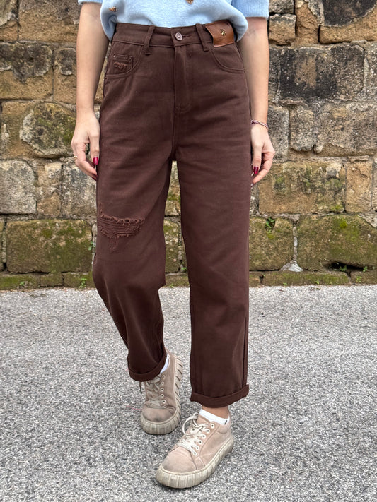 JEANS ARIELLE CHOCO