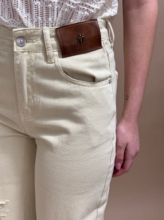 JEANS ARIELLE GIALLO