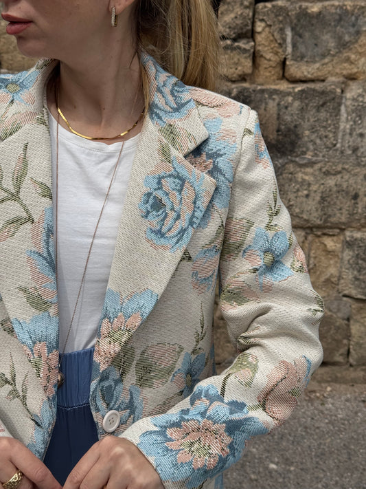 BLAZER MAGGIE AZZURRO