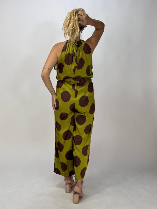 JUMPSUITE VERDE ACIDO POIS