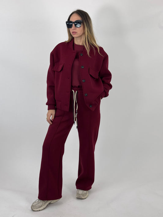 COORDINATO NIKY FELPATO BUORDEAUX